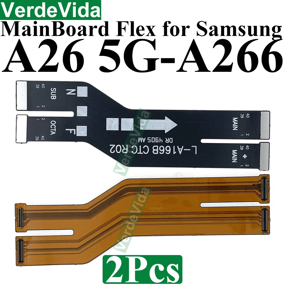 2Pcs Main Motherboard Connector Board Ribbon Flex Cable For Samsung A56 A36 A26 A16 A55 A35 A25 A15 A54 A34 A24 A73 A53 A33 A52 image 3