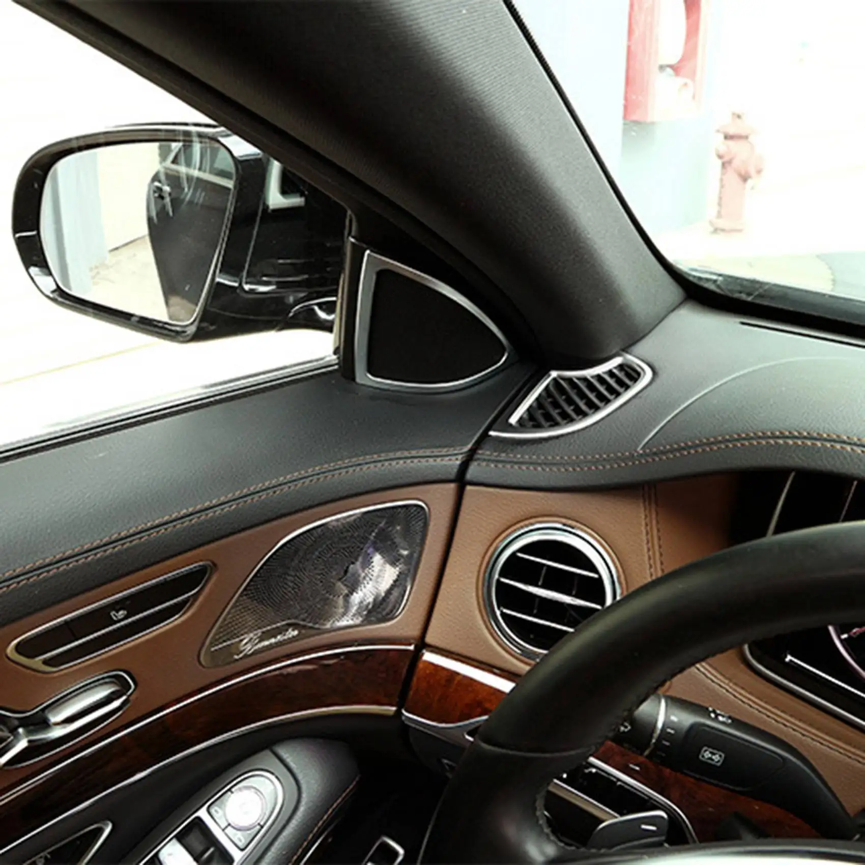 

L39A-автомобильный кондиционер, вентиляционное отверстие, кольцо, накладка, украшение для Mercedes Benz W222 S Class 14-20