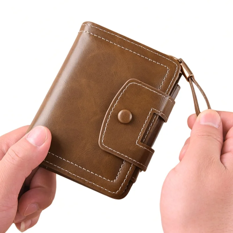 محفظة خفيفة الوزن وبسيطة محمولة وأنيقة ومتعددة البطاقات للرجال والنساء #6