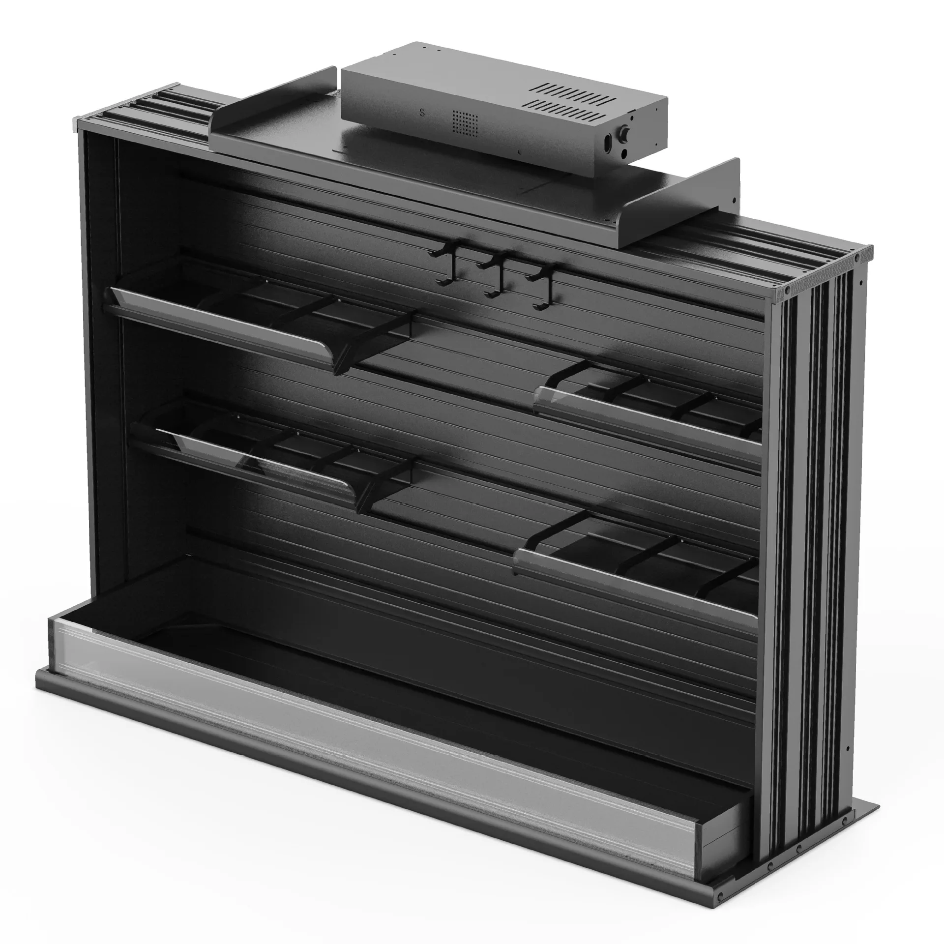 Electric Voice Control Voice Intelligent Lift Basket Touch Multi-function Kitchen Cabinet Storage Seasoning Rack Bowl Basket