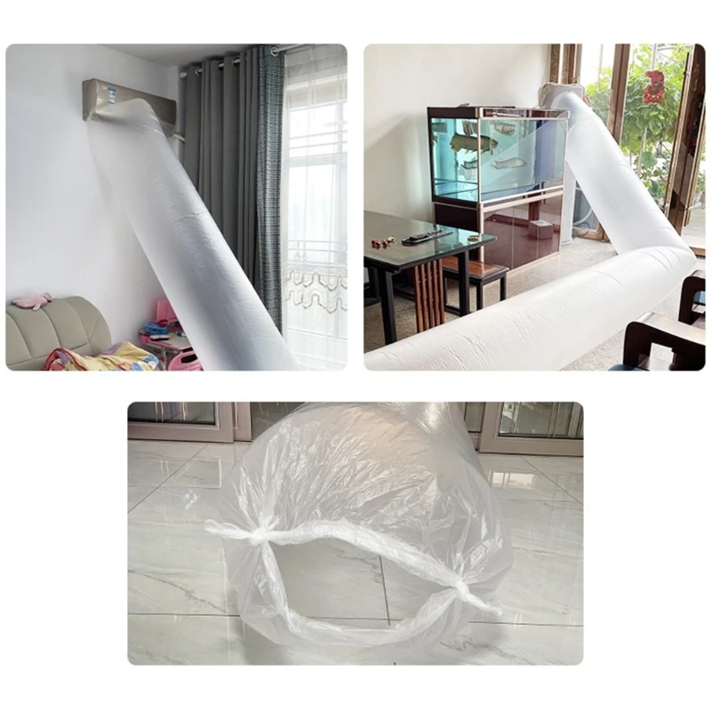 Efficient HDPE Wind Deflector Bag Blowing Bag Replacement for Air Conditioner