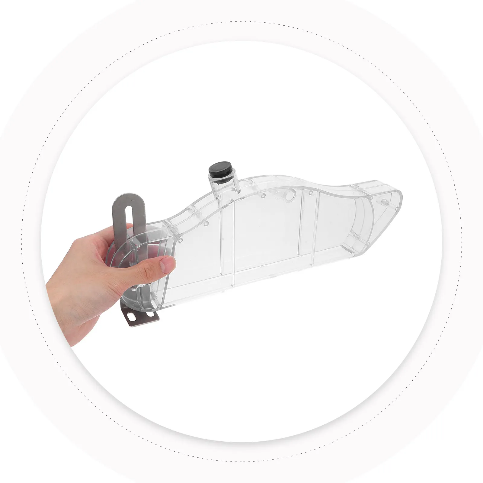 Woodworking Table Saw Protective Cover Transparent Robust Dust Hood Safety Shield for Sawdust Control Compatible with Most Table