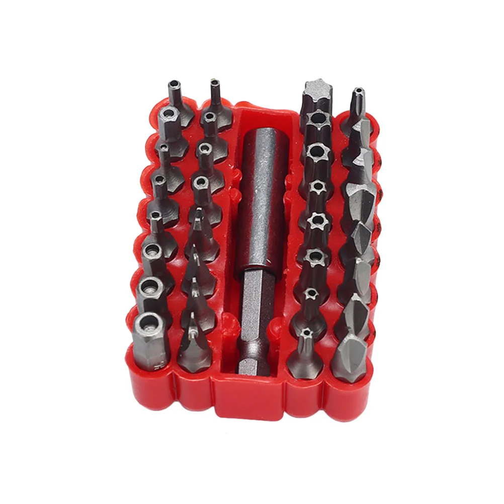 

33Pcs Spline Socket Set Premium Hardened Torque Resistant Bit Socket Driver Tool Kit for Cars Trucks Appliances Lawn Equipment