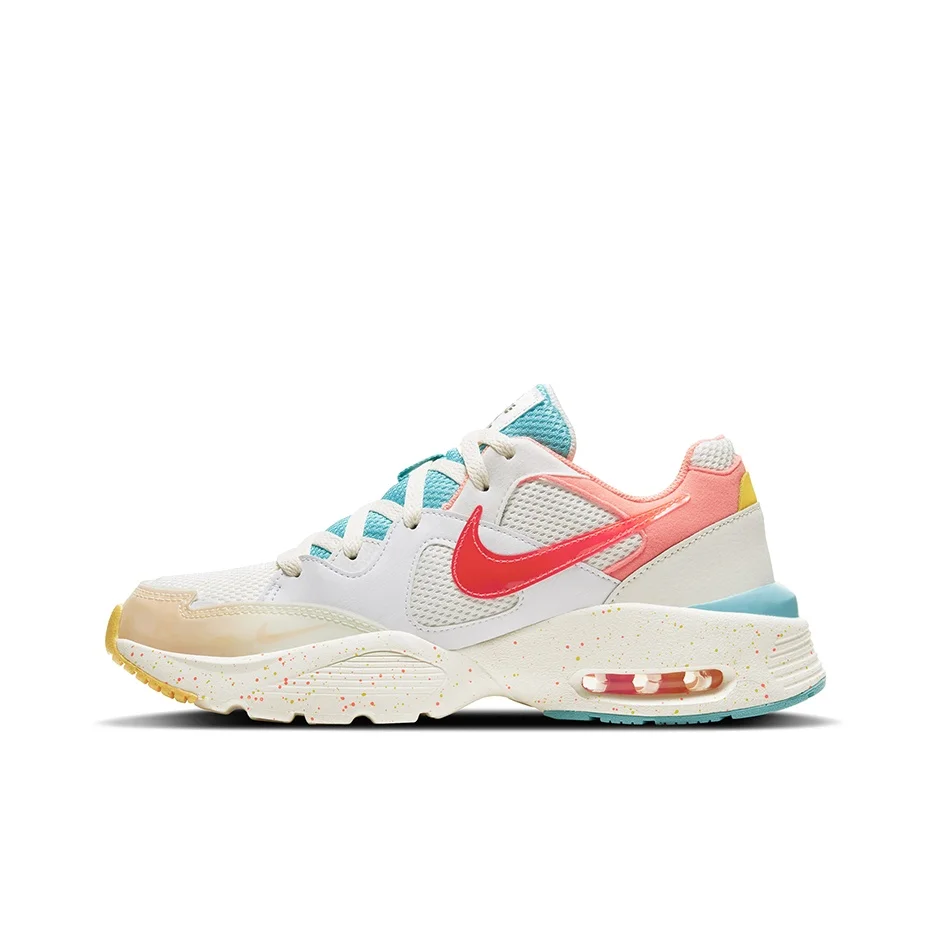 Nike Air Max Fusion Textile, Synthetic Leather Cushioning Breathable Low top Air Cushion Running Shoes Women's DJ0034-161