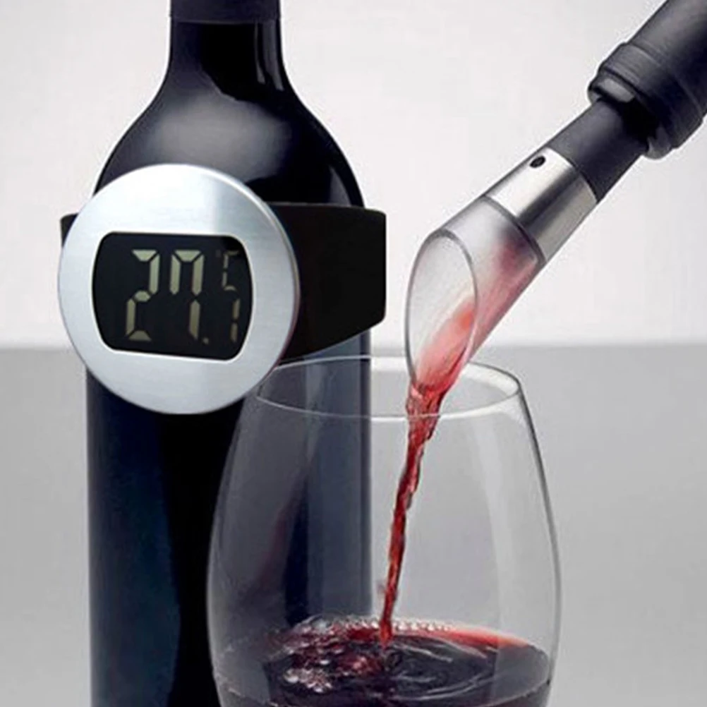 

Portable Thermometer for Milk Bottle 65mm 80mm Stainless Steel Digital Display Easy Use Liquid Measuring Home