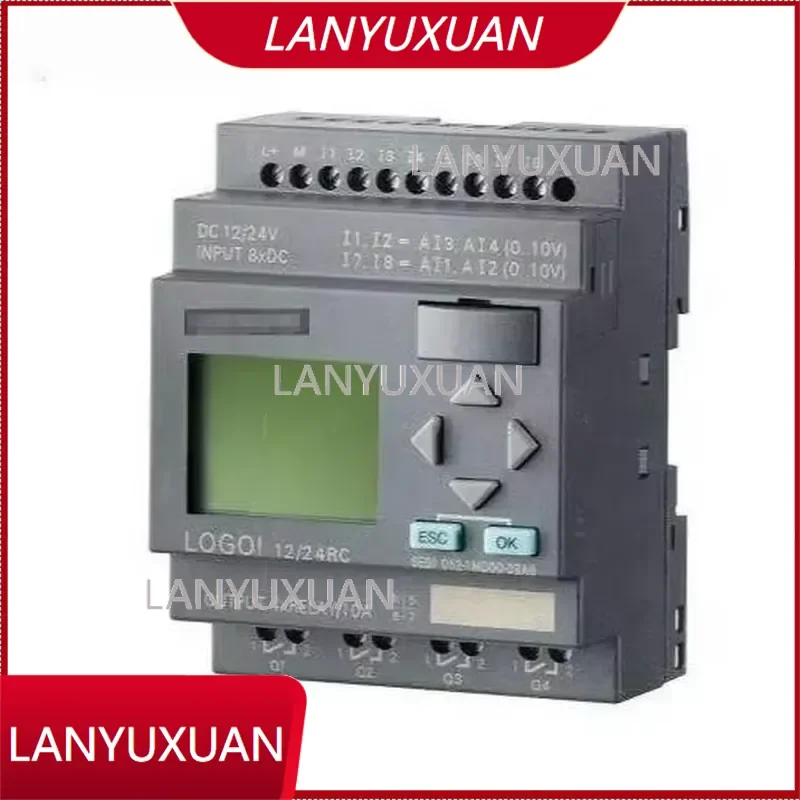 Supplier Smart Industrial Cnc Parts Plc LOGO8DI(4AI)/4DO Controller Programmable Logic Module 6ED1052-1MD08-0BA0 Price