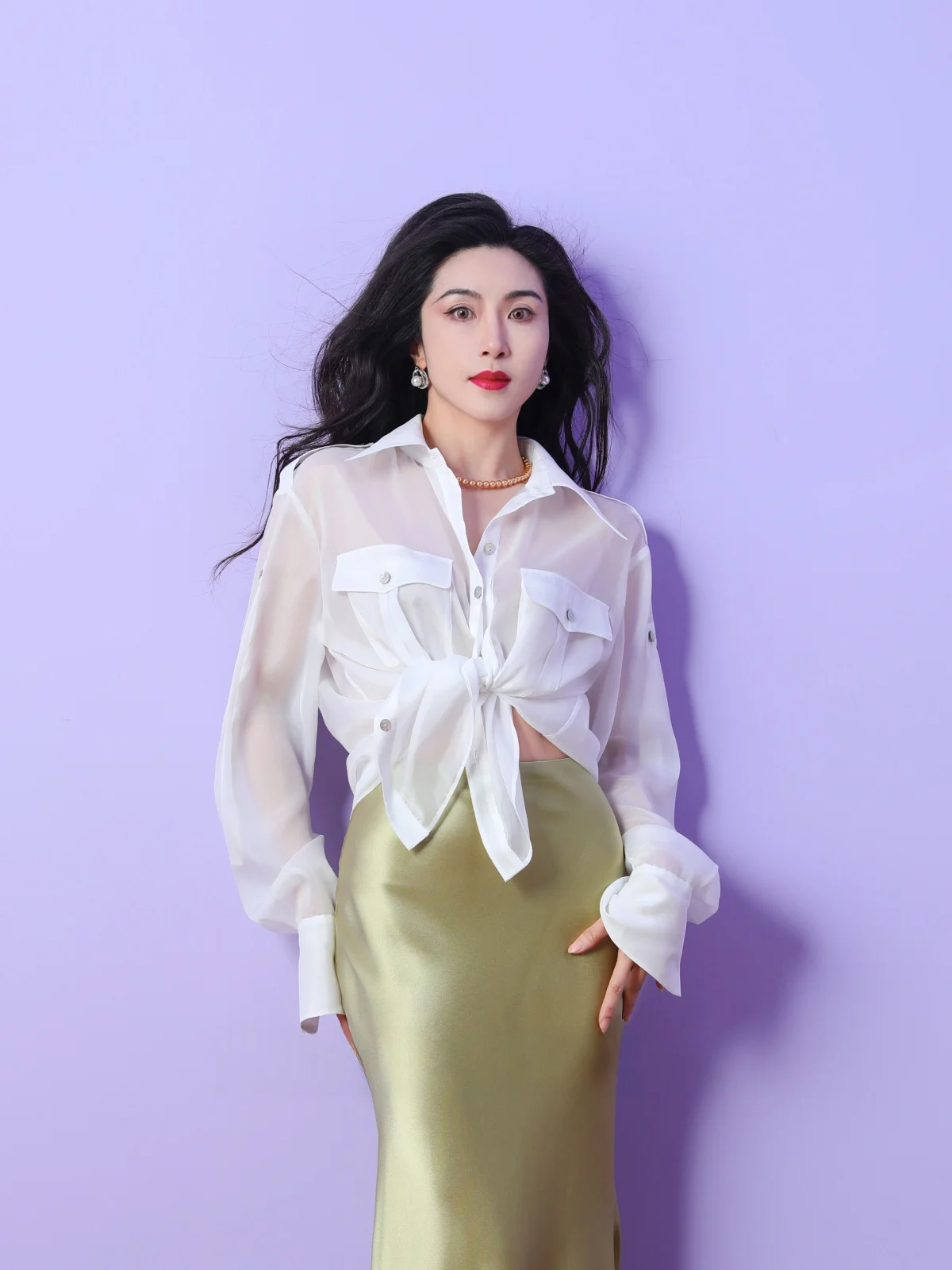 

Летняя легкая полупрозрачная блузка Xuan ng Ji с длинными рукавами для повседневной носки, стильный дизайн, защита от солнца, 3 цвета