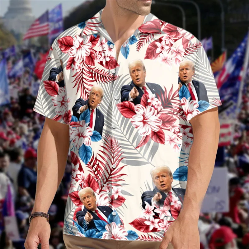 

Summer Harajuku 3D Print Custom Face Pictures Shirts For Men Funny Streetwear Shirts & Blouses Women Fashion Short Sleeve Shirts