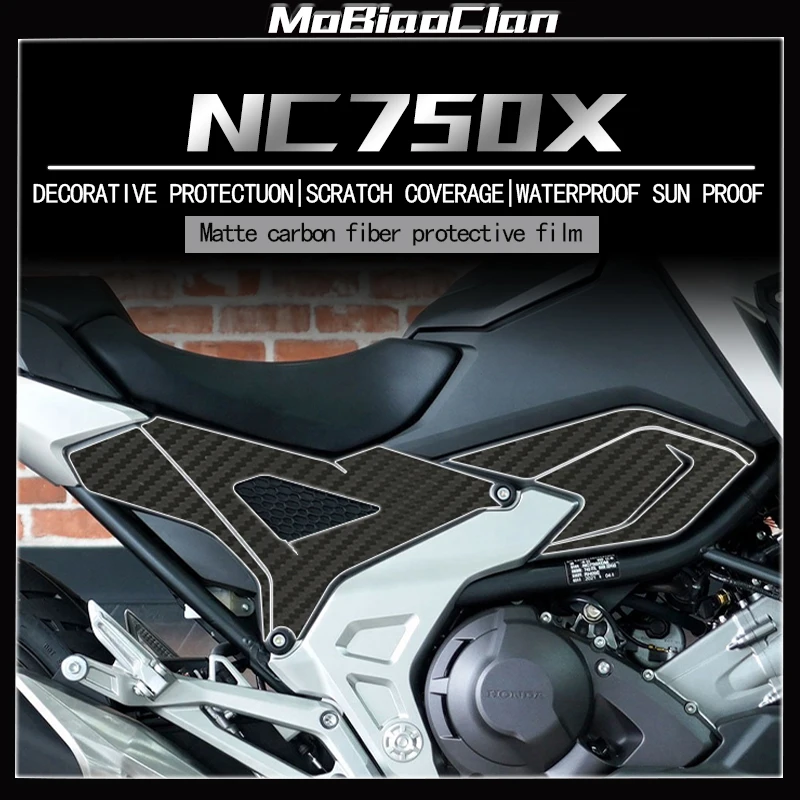 

For HONDA NC750X 20-21 Motorcycle 3D Carbon Fiber Stickers Fairing Kits Accessories Decoration Protection Decals Refir Plastic