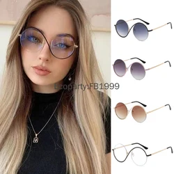 2025 Fashion Gradient Sunglasses for Men Women Movie Wicked Elphaba Wizard Cosplay S Irregular Circular Glasses Adult Sunglasses