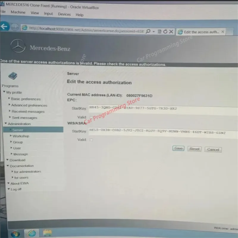 2026 hot selling newest  Startkey for 2020.10 MB STAR WIS/ASRA EPC For Merc-ed-es-Be-nz