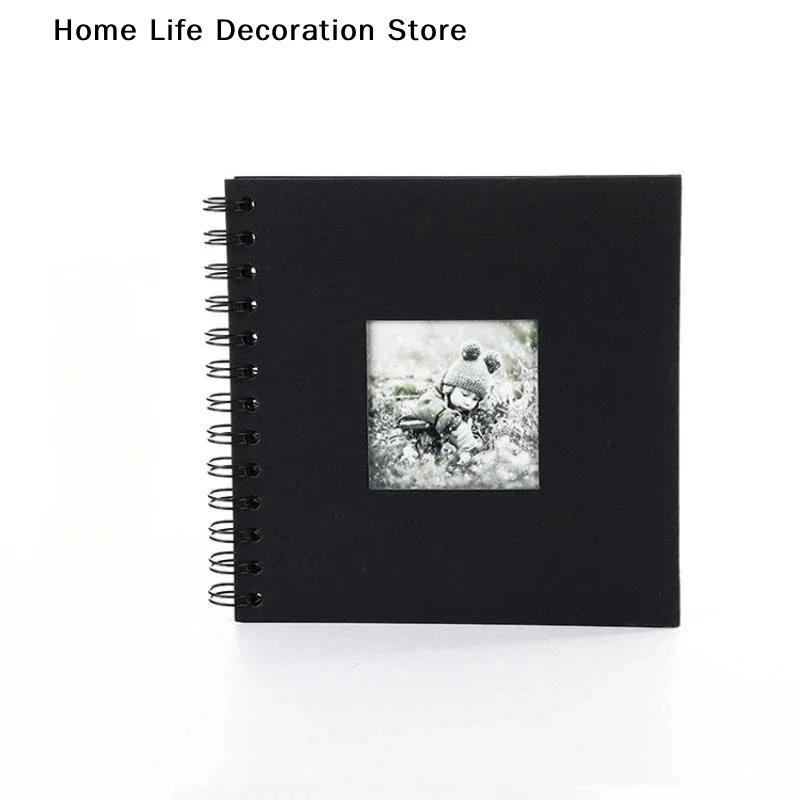 【H】Scrapbook Photo Album Memory Book Paper For Travel Wedding Anniversary Christmas Gifts Baby Shower Memories