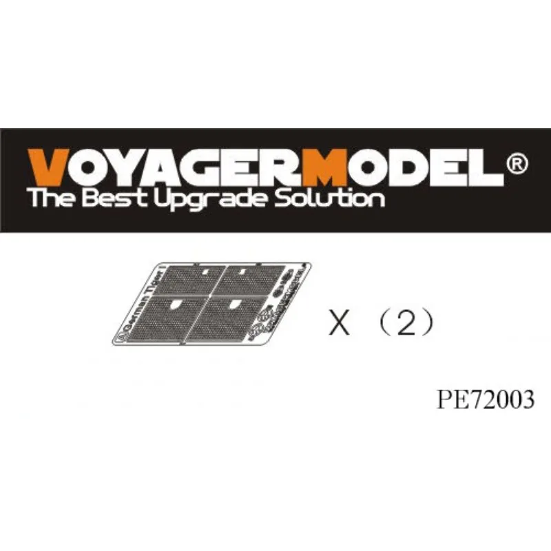 

Voyager Model PE72003 1/72 WWII German Tiger I Grills & Gun Sight ( Dual Set) (For DRAGON Kit)