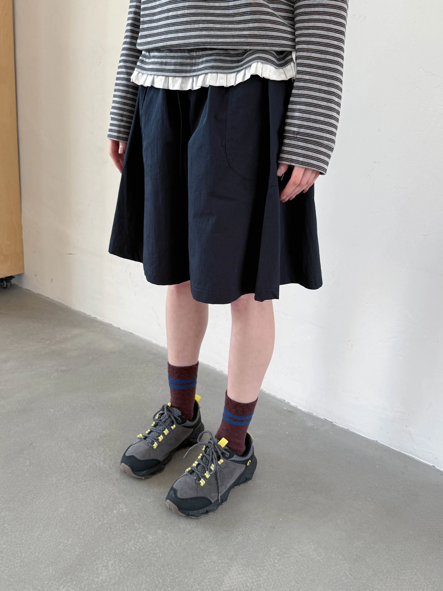 

Свободные широкие брюки Odd Maker, повседневные прямые брюки, тонкие летние шорты для женщин, удобные свободные шорты-юбка длиной до колена...