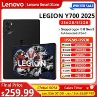 Lenovo LEGION Y700 2025 Tablet Global ROM Snapdragon 8 Gen 3 Octa Core 8,8 pulgadas 165Hz pantalla Android 6550mAh Pad PC