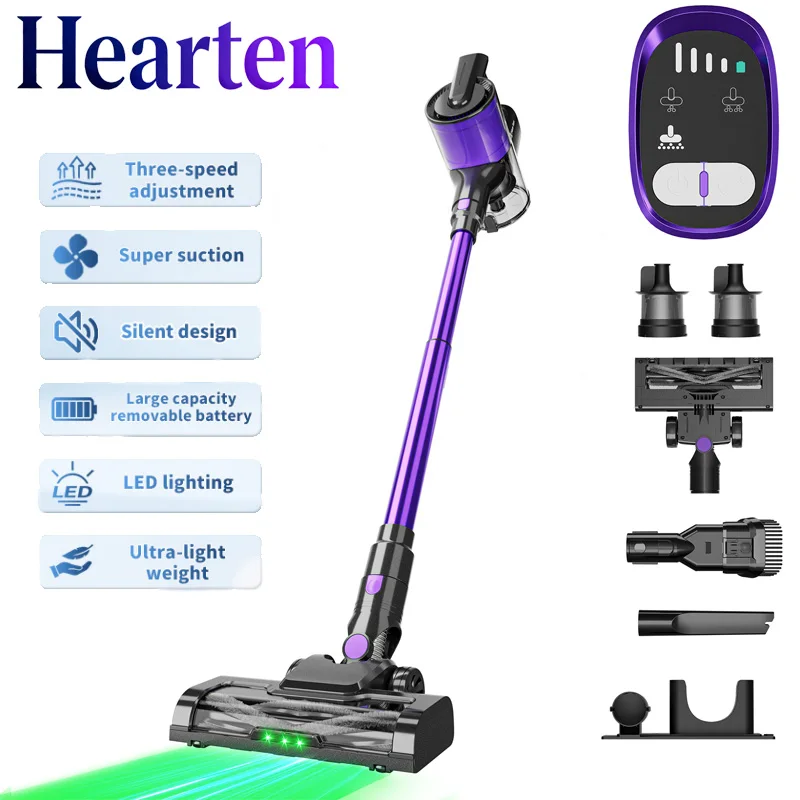 Hearten Aspirateur Un Aspirateur à Main Intelligent et Sans Fil pour un Nettoyage Rapide et Efficace