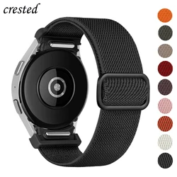 No gaps Band For Samsung Galaxy Watch 7 FE 6 4 Classic 5 pro 44mm 40mm 47mm 20mm Sport nylon loop bracelet Galaxy Watch 7 Strap