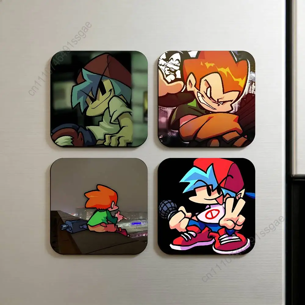 F-Friday Night F-Funkins Square Decorative Fridge Magnets for Home Kitchen Office Whiteboard & Locker