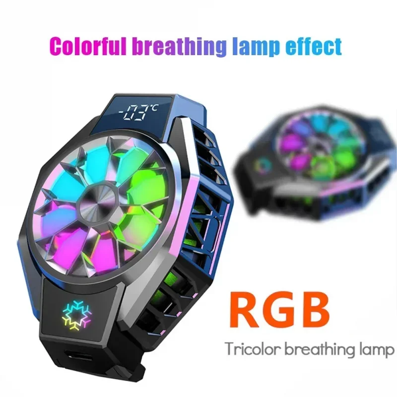 Mobile Phone Cooler Radiator Professional Semiconductor Cooling Fan Heat Sink Tape Display Game Cooler For Iphone Huawei Samsung