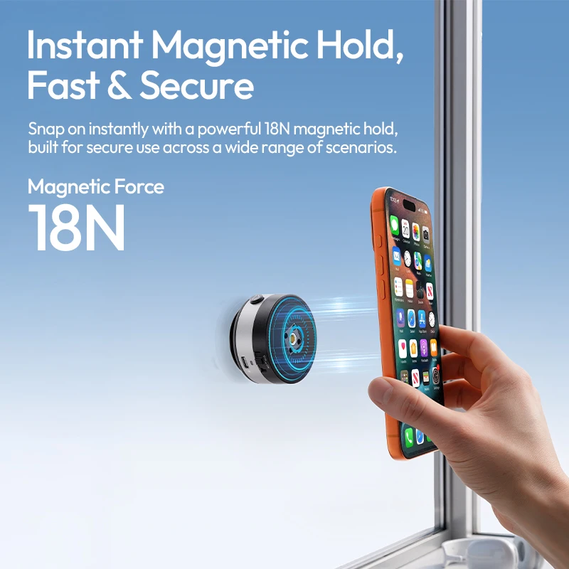 Ulanzi One-Press Auto Suction Phone Holder SK37 Magnetic & 1/4