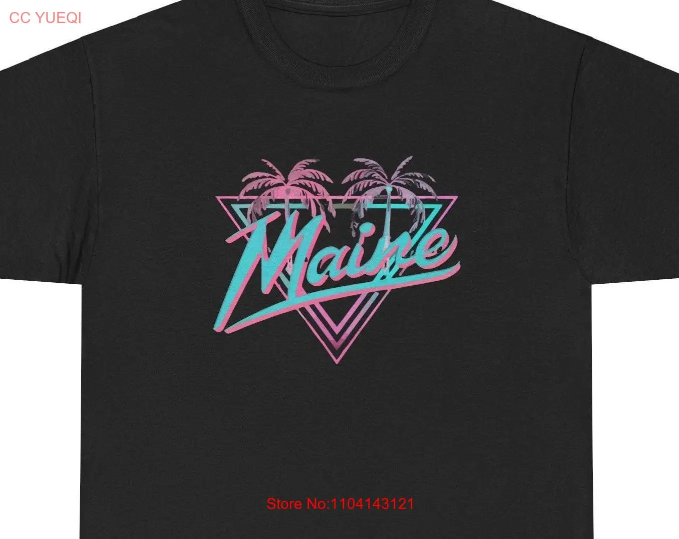 Camiseta Maine Retro Nueva Inglaterra manga larga o corta