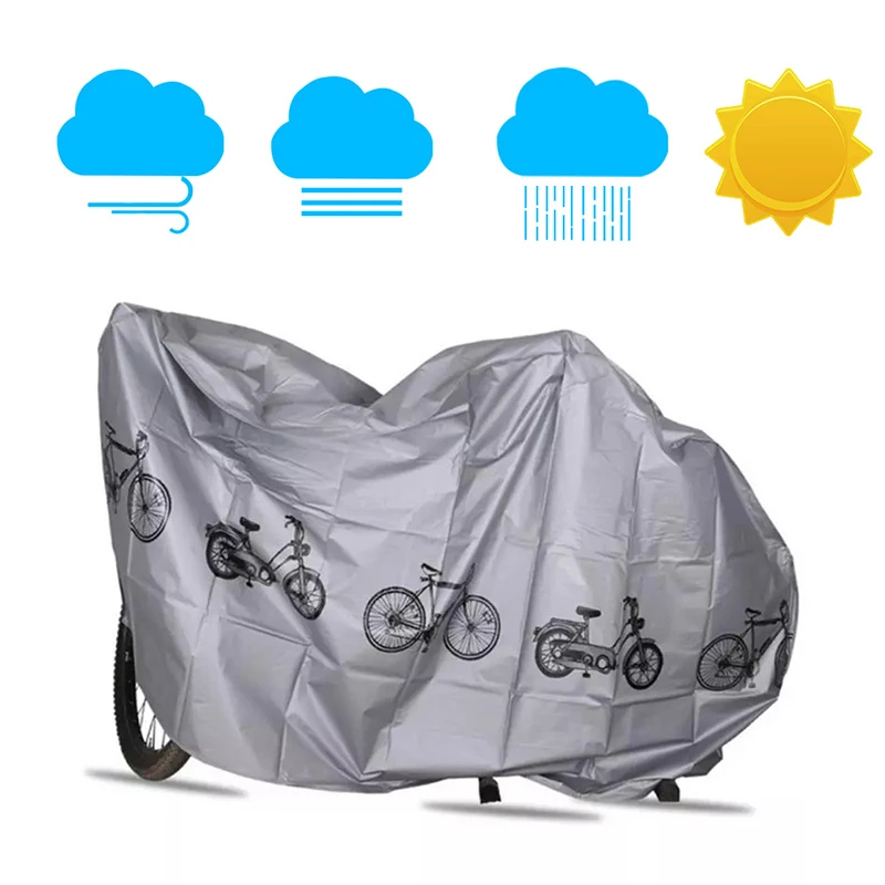 

Bicycle Cover Bike Rain Cover EVA 100x200cm Dust Cover Sun Protection Sunshade Mountain Bike Motorcycle All Seasons