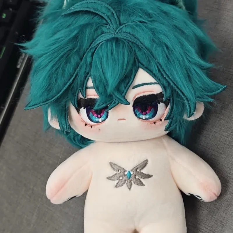 Stuffed 20cm Game Genshin Impact Lohen Plush Dress-up Cotton Doll Toys for Kids Plushies Cosplay Decor Birthday Gift for Friend - view 3