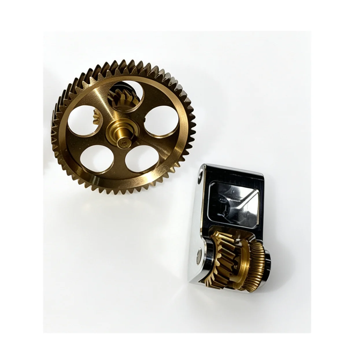 

Upgrade Extruder Gear DLC Nano-Coated Hardened Steel Gear Assembly High Precision For Bambu Lab X1 X1C P1P P1S 3D Printer Parts