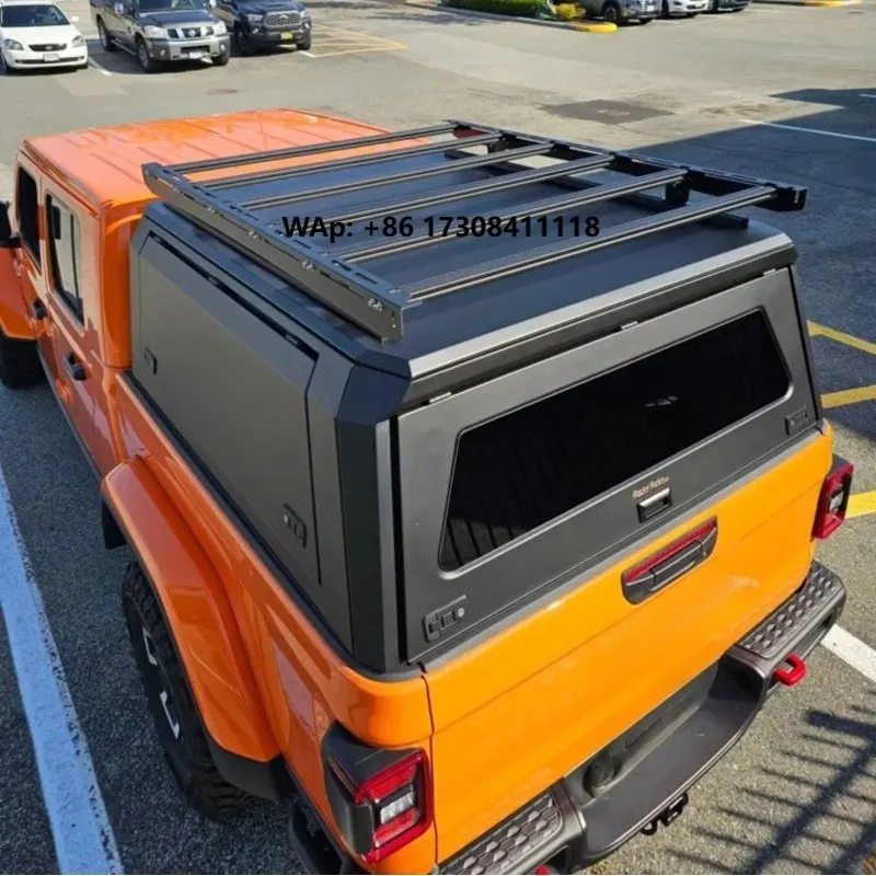 

4WD Aluminum Alloy Truck Canopy Waterproof Locking Pickup Cover for Gladiator and Ranger