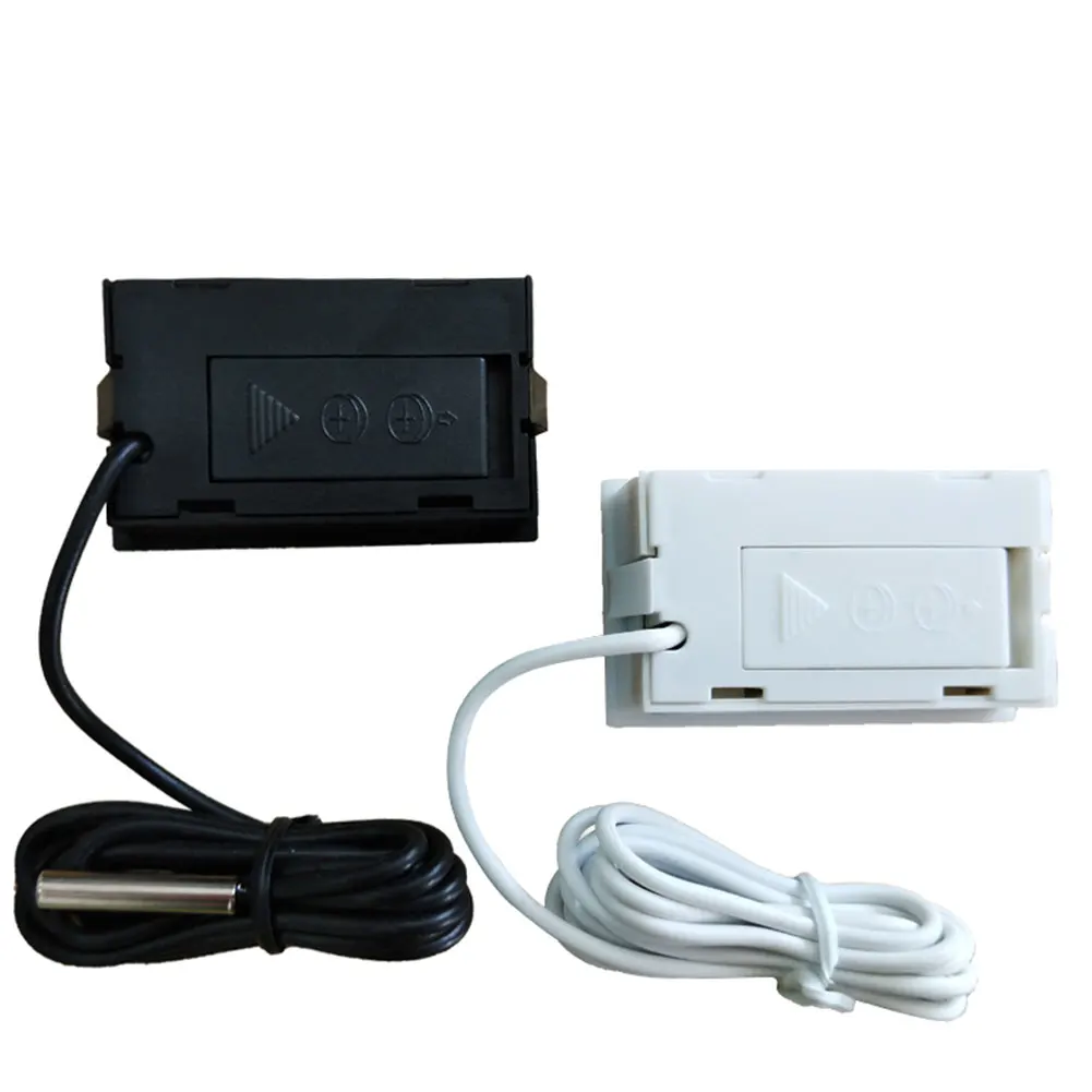 TPM-10 Digital Temperature Gauge LCD Screen Temperature Sensor Waterproof Probe Thermometer Detector Humidity Meter 1M 2M