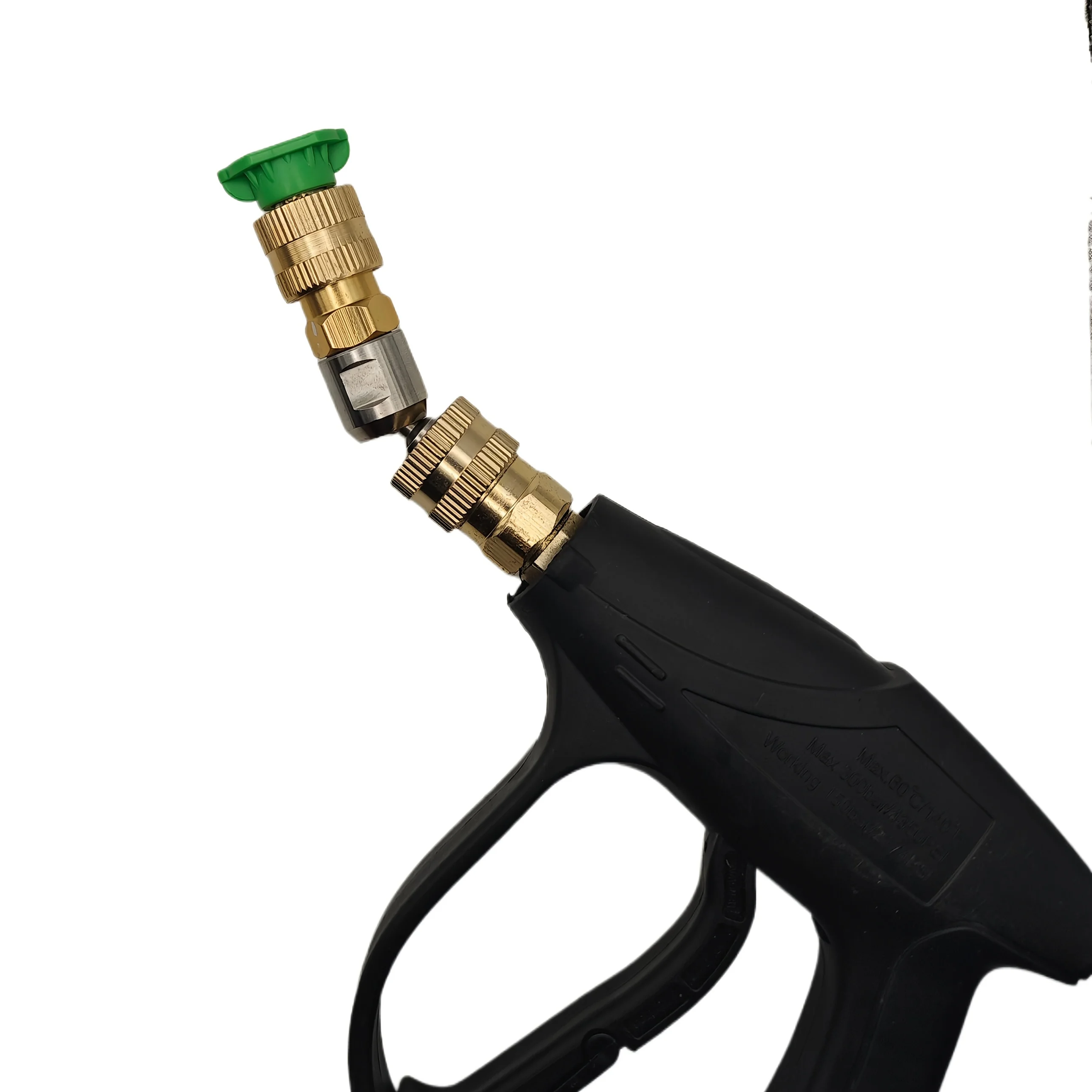 فوهة مسدس مياه دوارة سريعة التوصيل - محول غسالة الضغط العالي لتنظيف حديقة الطريق للمركبة