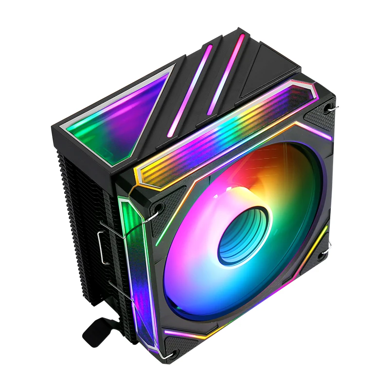 XUANFENG Эффективное охлаждение для i7/Ryzen7 ШИМ-контроль скорости вентилятора x99 Черный RGB-кулер для процессора Intel LGA2011 1200 1700 115X и AMD AM4