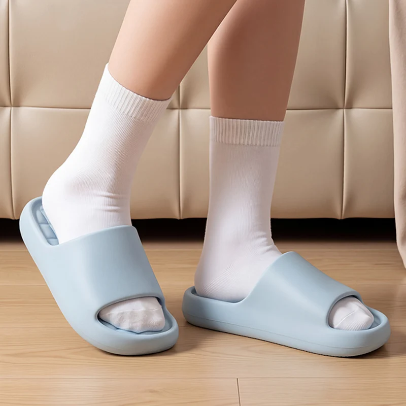 Lightweight Eva Platform Home Slippers Women Comfort Indoor Soft Sole Cloud Slides Woman Summer Thick Botton Non Slip Flip Flops view 5