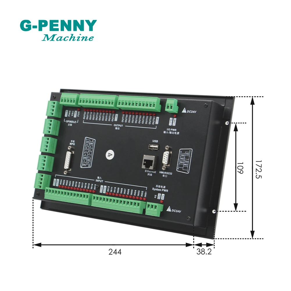 Free shipping! CNC Controller 3/4/5 Axis DDCSE off-line controller off line control card for CNC Router Engraving Machine