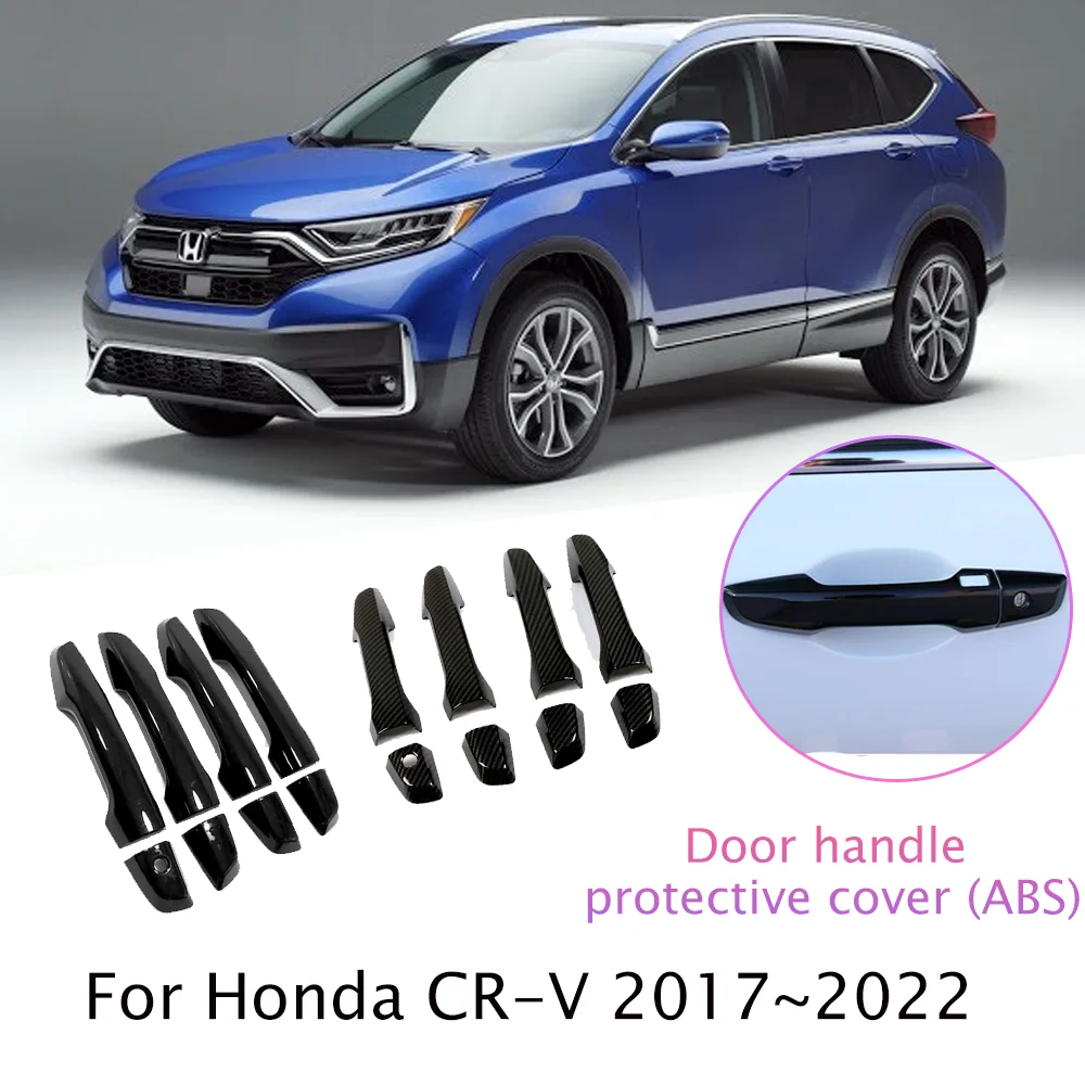 

Для Honda CR-V 2017 ~ 2022 2018 2019 2020 2021 автомобильная внешняя дверная ручка крышка дверная чаша защитные наклейки декоративные аксессуары