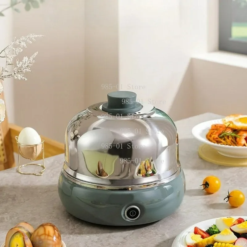 Household Mini Multifunctional Egg Cooker Steamer Breakfast Machine Kitchen Essential Defroster