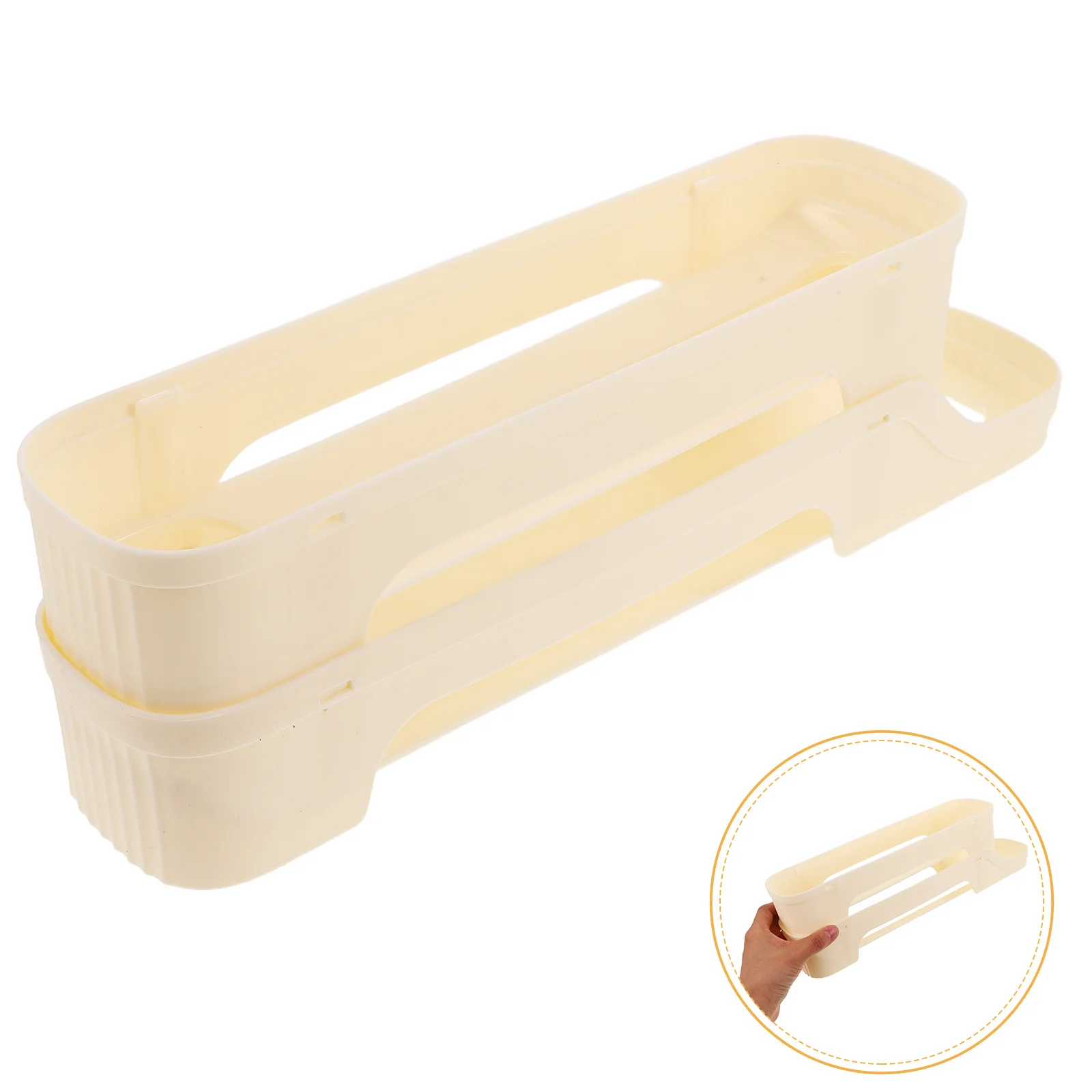 

Refrigerator Egg Storage 2 Layers Plastic Organizer Space Saving Design Collision Prevention Visibility Easy Clean Kitchen Home