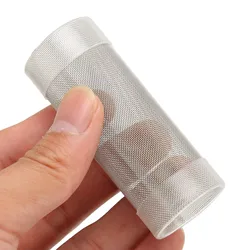 Aquarium Intake Filter Mesh 7cm Length Stainless Steel Dense Openings Fine Pores Fish Tank Intake Strainer Filter Cover