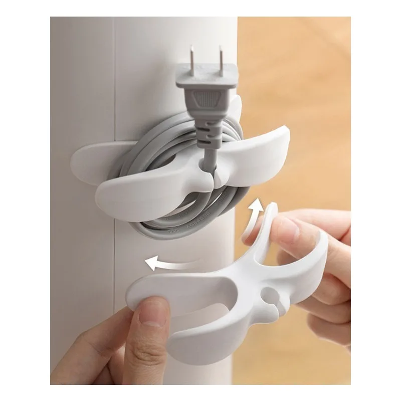 Kitchen Plug Holder Winding Device Electrical Appliance Power Cord Finishing Charging Cable Storage Cable Manager
