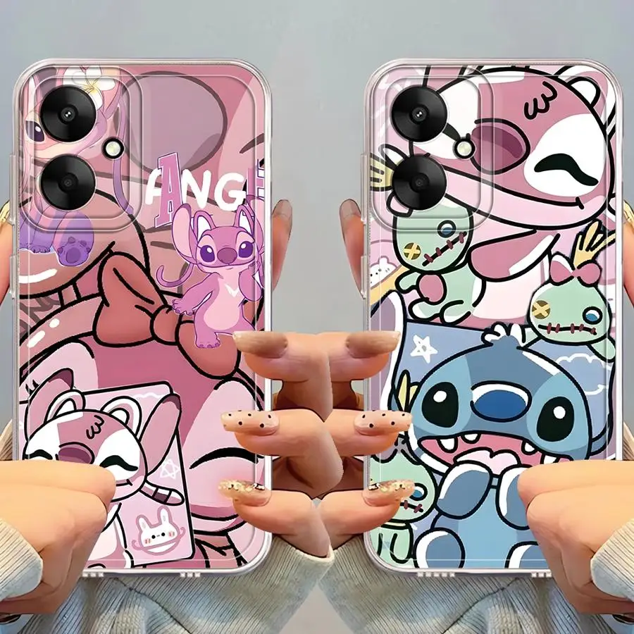حافظة ديزني ستيتش كارتونية مضحكة لهاتف Xiaomi Poco X3 Pro X3 NFC غطاء شفاف