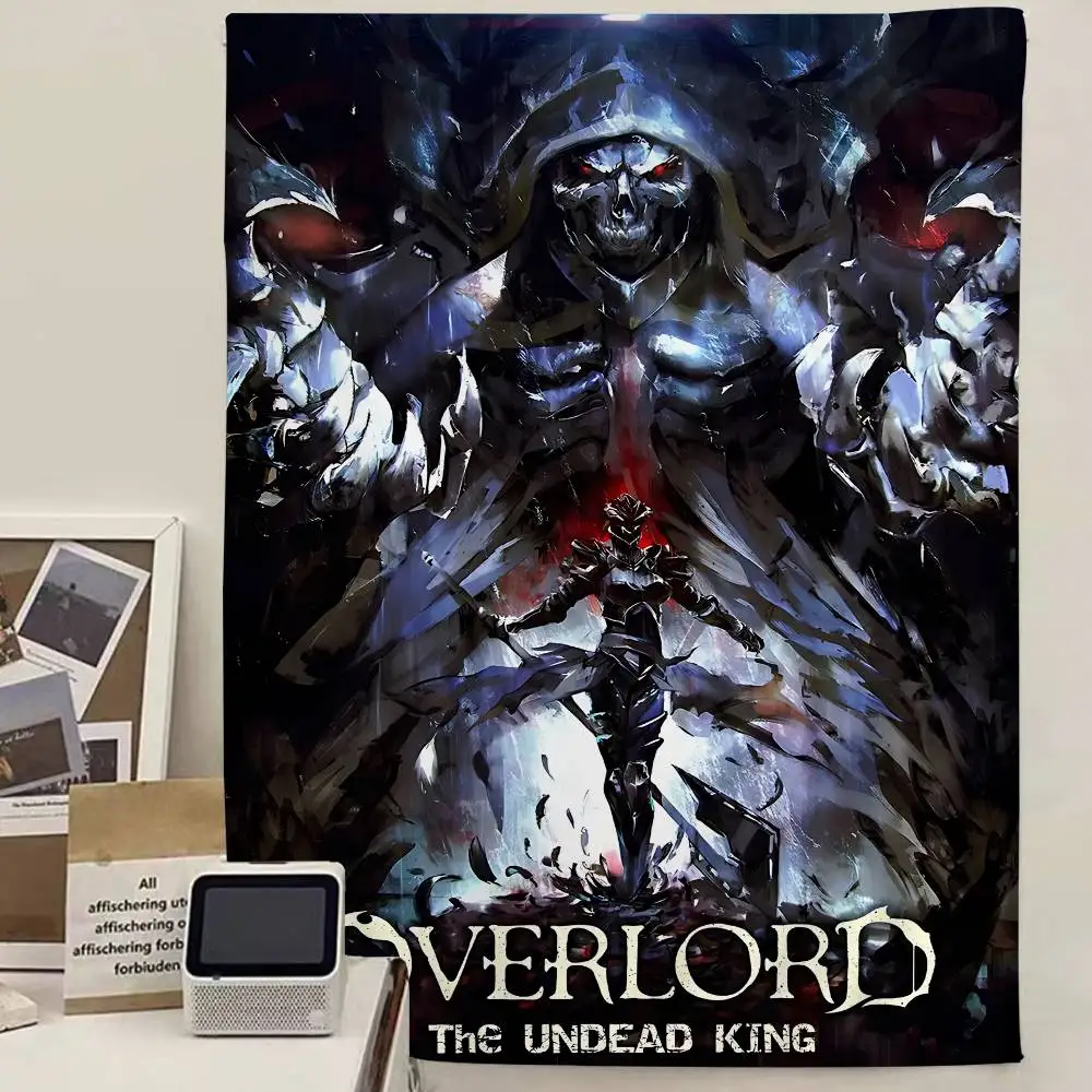 OVERLORD ANIME DIY Wall Tapestry Art Science Fiction Room Home Decor Wall Art Decor