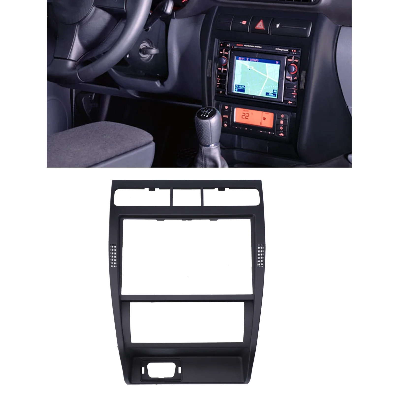 

Car Navigation Panel Frame Cover Trim Interior Decor SI-AT26179 Fit For Seat Leon/Toledo 1M