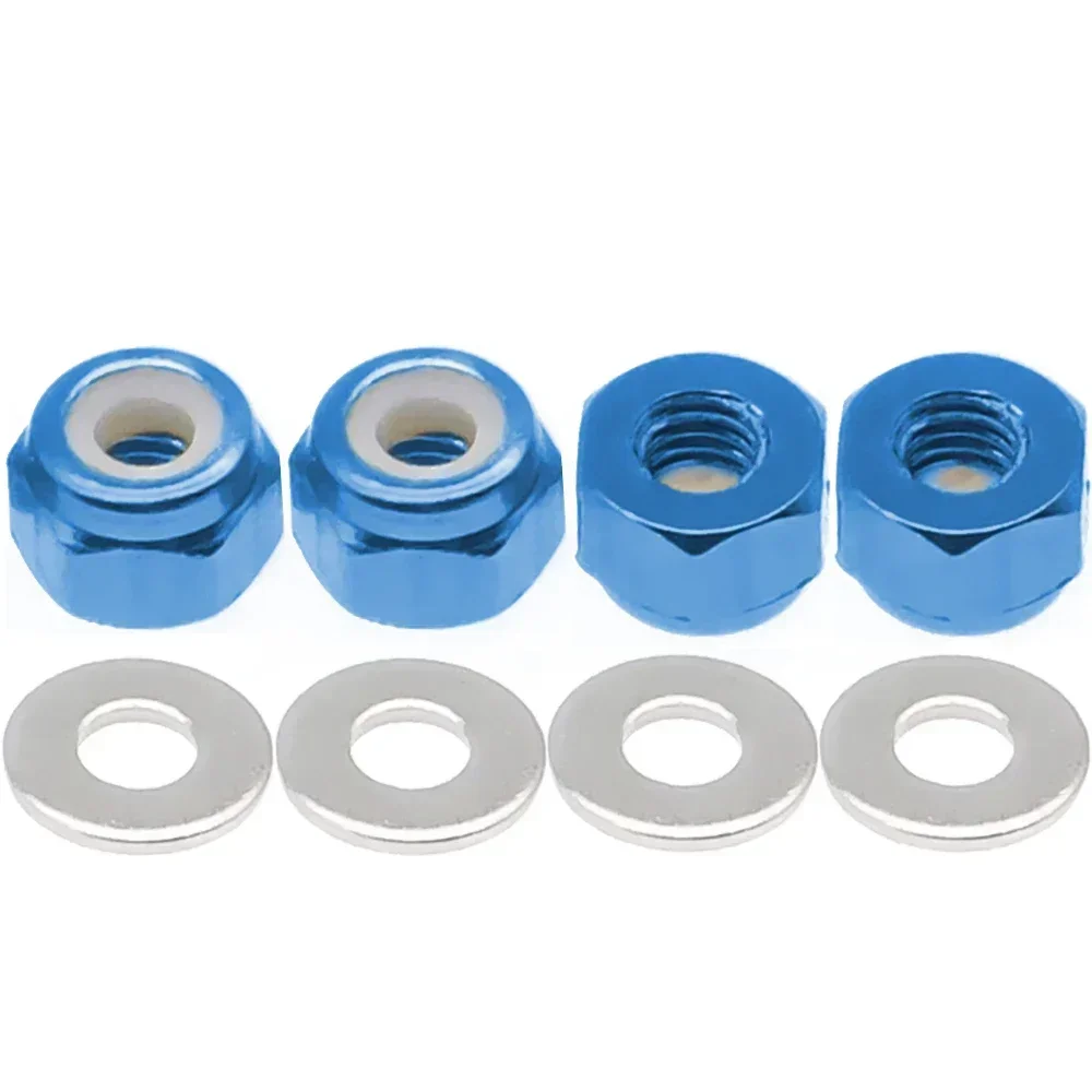 4pcs/lot Wheel Hex Lock Nut Replacement Accessories Parts Fit for wltoys 1/14 144001 RC Drift Car Spare Parts Hex Lock Nut