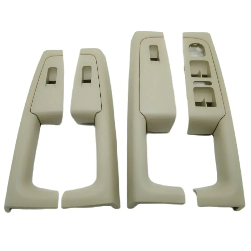 4pcs Beige For Skoda Superb Inner door handle armrest switch box inside door glove