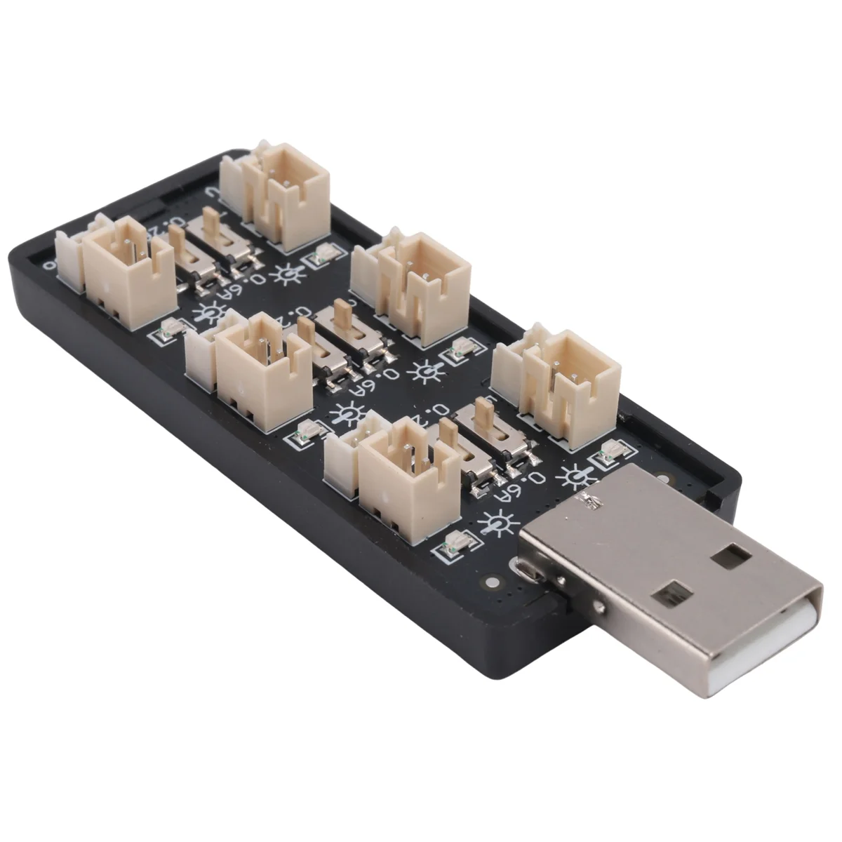 Ładowarka USB do akumulatorów LiPo 1S 3,7 V/4,20 V 6 kanałów Ładowarka LiPo 1S Micro-JST 1,25 JST-PH 2,0 MCX MCPX Złącza DY — zdjęcie produktu 6