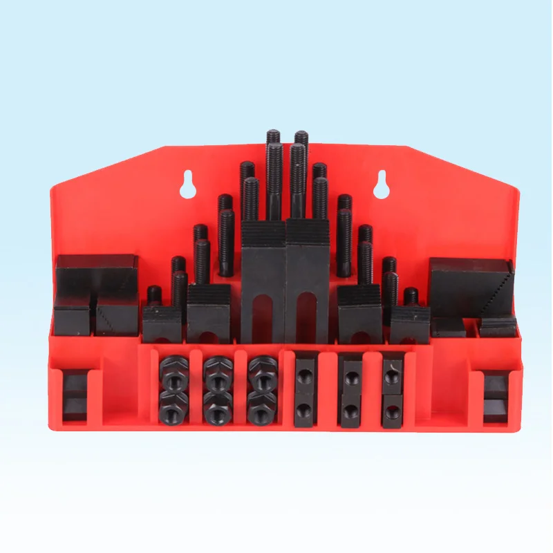 58PCS/Set M12 Tool Combination Platen Mold Parts Milling Machine Pressure Plate Universal Clamp Group Code Iron