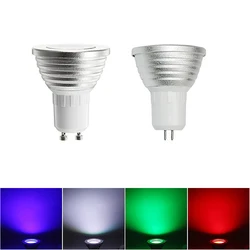 GU10 MR16 LED RGB Spotlight Bulb 5W Dimmable IR Remote Control Changeable Colorful RGB Led Lamp