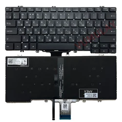 Russian Backlight Keyboard for Dell Latitude 7300 5300 5310 2-in-1 717T4 4PPHF Notebook RU