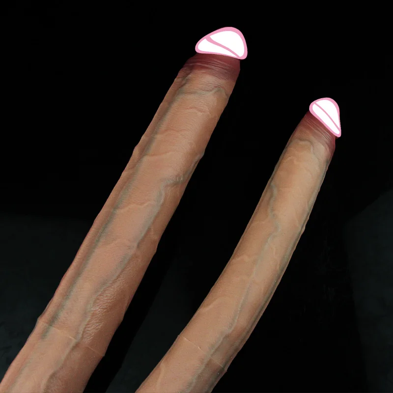 39 سنتيمتر/50 سنتيمتر مزدوجة رئيس دسار واقعية طويلة قضبان اصطناعية الشرج المهبل محفز لعبة الجنس للأزواج المثليين مثلي الجنس الرجال BDSM منتجات للبالغين