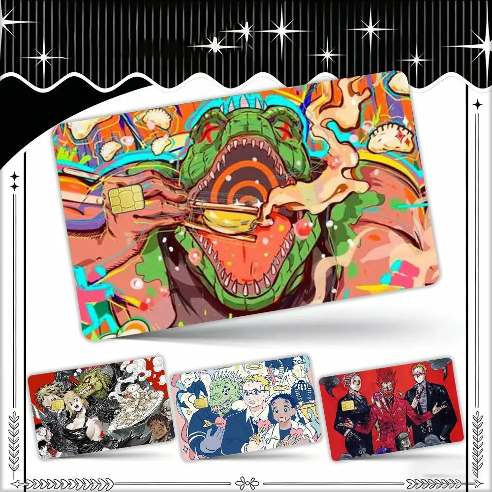 

D-orohedoro Anime Waterproof Film Skin Cover Credit Card Stickers Debit Front Bank Bus Pass